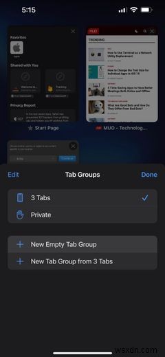 iOS 15 और iPadOS 15 में Safari Tab Group का उपयोग कैसे करें