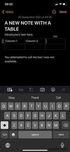 ऐप्पल नोट्स में प्रो की तरह टेबल कैसे बनाएं और प्रारूपित करें 