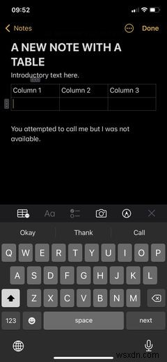 ऐप्पल नोट्स में प्रो की तरह टेबल कैसे बनाएं और प्रारूपित करें 