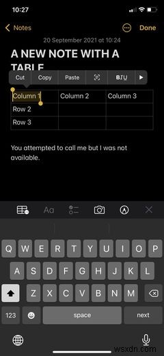ऐप्पल नोट्स में प्रो की तरह टेबल कैसे बनाएं और प्रारूपित करें 