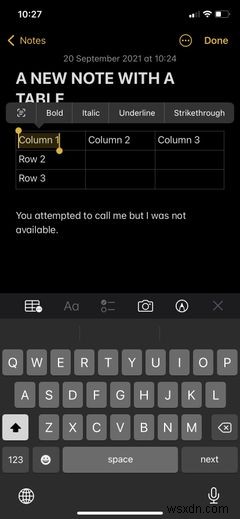 ऐप्पल नोट्स में प्रो की तरह टेबल कैसे बनाएं और प्रारूपित करें 
