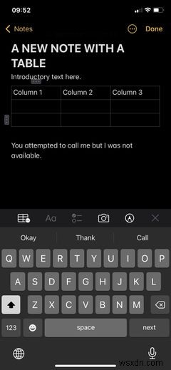 ऐप्पल नोट्स में प्रो की तरह टेबल कैसे बनाएं और प्रारूपित करें 