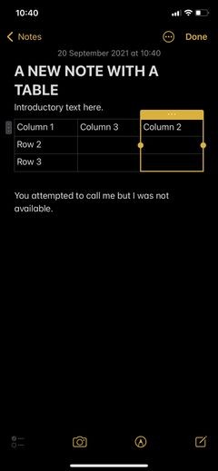 ऐप्पल नोट्स में प्रो की तरह टेबल कैसे बनाएं और प्रारूपित करें 