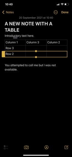 ऐप्पल नोट्स में प्रो की तरह टेबल कैसे बनाएं और प्रारूपित करें 