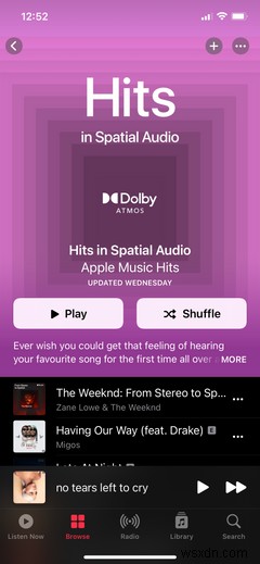 Apple Music के लिए Dolby Atmos और स्थानिक ऑडियो कैसे सक्षम करें 