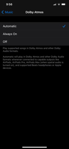 Apple Music के लिए Dolby Atmos और स्थानिक ऑडियो कैसे सक्षम करें 