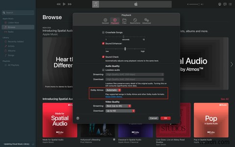 Apple Music के लिए Dolby Atmos और स्थानिक ऑडियो कैसे सक्षम करें 