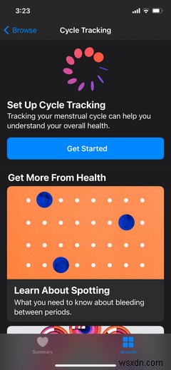 अपने iPhones स्वास्थ्य ऐप के साथ अपने मासिक धर्म चक्र को कैसे ट्रैक करें