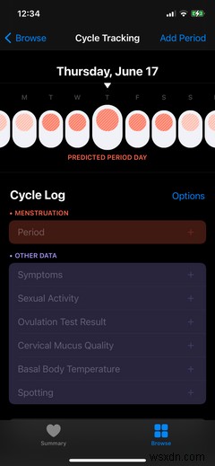 अपने iPhones स्वास्थ्य ऐप के साथ अपने मासिक धर्म चक्र को कैसे ट्रैक करें
