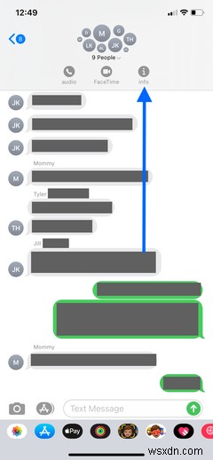IPhone पर ग्रुप चैट कैसे छोड़ें 