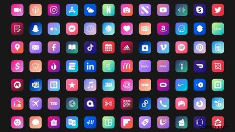 आपकी होम स्क्रीन को अनुकूलित करने के लिए 25 विस्मयकारी iPhone ऐप आइकन पैक 