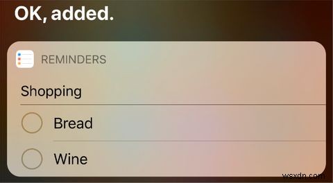 iPhone पर सर्वश्रेष्ठ खरीदारी सूची के लिए Siri और Apple रिमाइंडर का उपयोग करें
