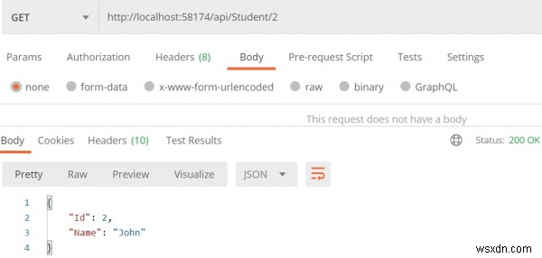 सी # का उपयोग कर अन्य अनुप्रयोगों से Asp.Net WebAPI एंडपॉइंट्स का उपभोग कैसे करें? 