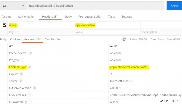 Asp.Net webAPI C# में सामग्री बातचीत क्या है? 