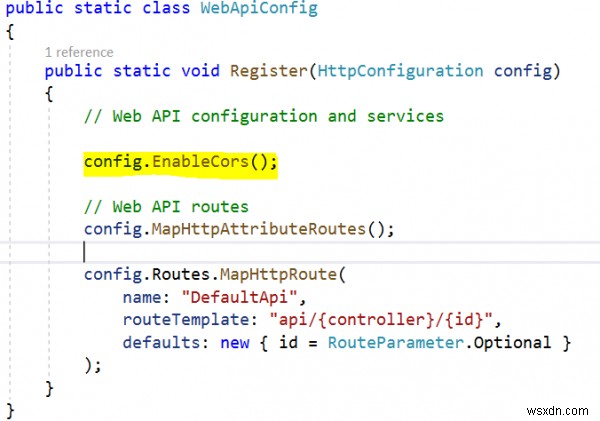 C# ASP.NET WebAPI में CORS समस्या को कैसे हल करें? 
