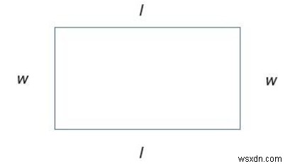 एक आयत का परिमाप ज्ञात करने के लिए जावा प्रोग्राम 
