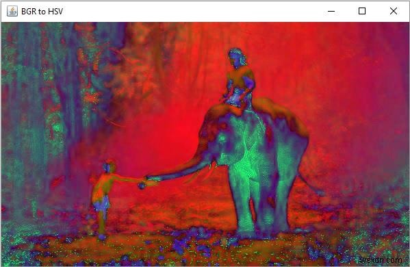 जावा ओपनसीवी लाइब्रेरी का उपयोग करके किसी छवि के रंग रिक्त स्थान को कैसे बदलें? 