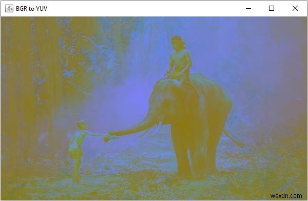 जावा ओपनसीवी लाइब्रेरी का उपयोग करके किसी छवि के रंग रिक्त स्थान को कैसे बदलें? 