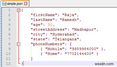 जावा में JsonPointer इंटरफ़ेस का उपयोग करके किसी कुंजी के मान कैसे प्राप्त करें? 