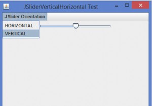 जावा में JSlider की स्थिति को क्षैतिज/ऊर्ध्वाधर प्रोग्रामेटिक रूप से कैसे बदलें? 
