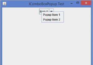 जब उपयोगकर्ता जावा में JComboBox पर राइट-क्लिक करता है तो हम पॉपअप मेनू कैसे दिखा सकते हैं? 