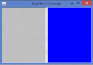 हम जावा में JSplitPane के लिए पृष्ठभूमि रंग कैसे सेट कर सकते हैं? 