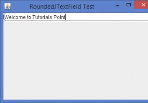 हम जावा में गोलाकार JTextField कैसे कार्यान्वित कर सकते हैं? 