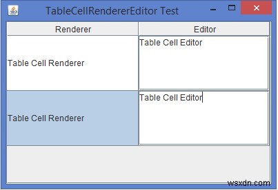 Java में TableCellRenderer और TableCellEditor में क्या अंतर हैं? 