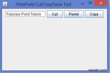 हम जावा में JTextField की कट, कॉपी और पेस्ट कार्यक्षमता को कैसे कार्यान्वित कर सकते हैं? 