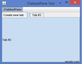 हम जावा में JMenu से JTabbedPane में नए टैब कैसे जोड़ सकते हैं? 