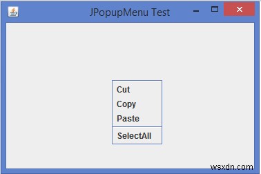 हम जावा में JPopupMenu का उपयोग करके राइट क्लिक मेनू को कैसे लागू कर सकते हैं? 