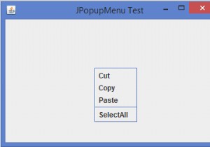 हम जावा में JPopupMenu का उपयोग करके राइट क्लिक मेनू को कैसे लागू कर सकते हैं? 