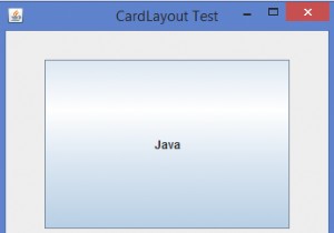 Java में CardLayout क्लास का क्या महत्व है? 