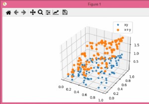 Matplotlib में स्कैटर () के साथ 3D स्कैटरप्लॉट में एक लेजेंड जोड़ें 