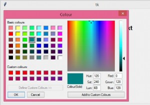 Colorchooser मॉड्यूल का उपयोग करके टिंकर विंडो की पृष्ठभूमि का रंग बदलना 