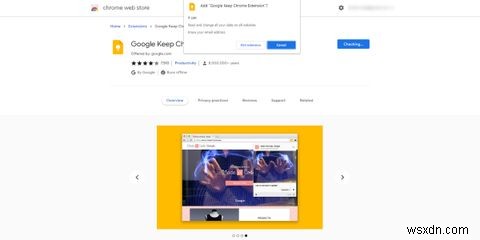 Google Keep Chrome एक्सटेंशन का उपयोग कैसे करें