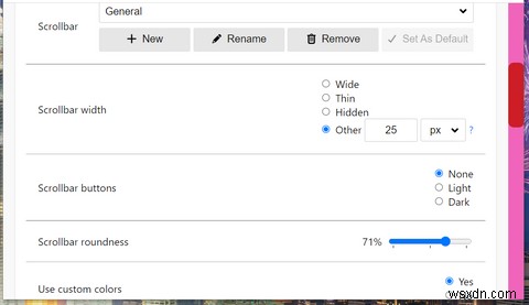 कस्टम स्क्रॉलबार के साथ Google क्रोम में स्क्रॉलबार को कैसे अनुकूलित करें 