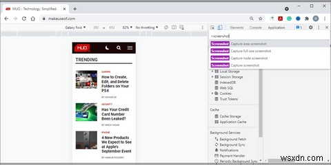 Chrome और Firefox में पूर्ण-पृष्ठ स्क्रीनशॉट कैसे लें