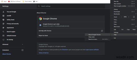 Chrome को पुराने संस्करण में डाउनग्रेड कैसे करें 