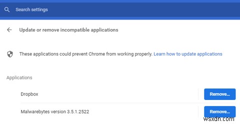असंगत सॉफ़्टवेयर विरोधों के लिए Google Chrome की जाँच कैसे करें 