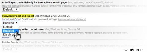 क्रोम में अपने पासवर्ड कैसे आयात और निर्यात करें 