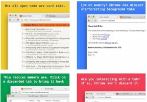 इस तरह से Google क्रोम की मेमोरी की समस्याओं को ठीक कर रहा है और टैब को छोड़ रहा है 