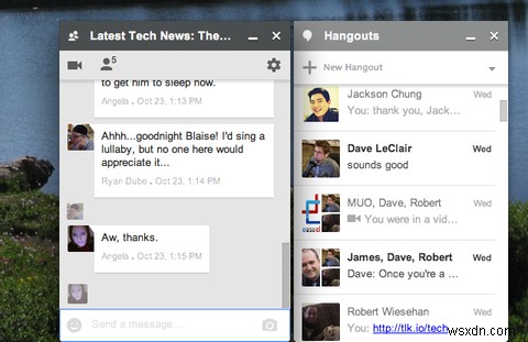 किसी ने आखिरकार Google Hangouts को डेस्कटॉप पर बेहतर बना दिया 