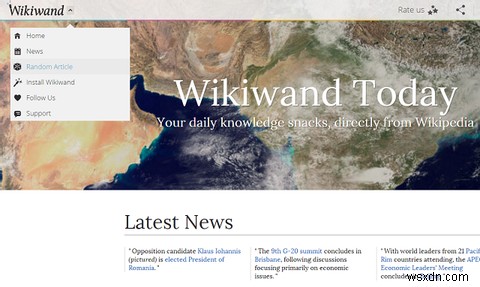 Wikiwand के साथ हर दिन कुछ नया सीखें 