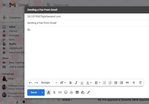 Gmail से फैक्स कैसे भेजें