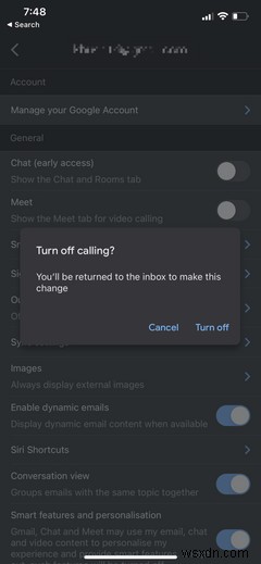 Android और iPhone के लिए Gmail में कष्टप्रद मीट टैब को अक्षम कैसे करें 