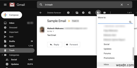 Gmail से हटाए गए ईमेल कैसे पुनर्प्राप्त करें