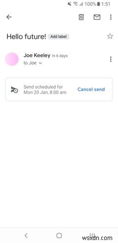 इसे भेजने में देरी करने के लिए जीमेल में ईमेल कैसे शेड्यूल करें 