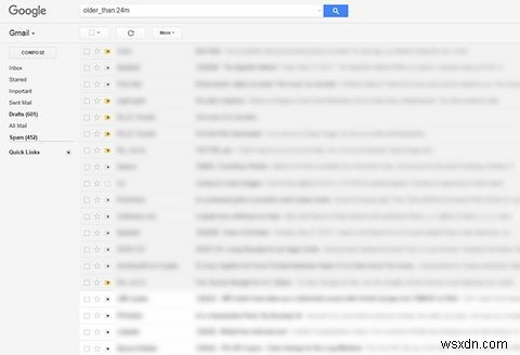फ़िल्टर का उपयोग करके पुराने जीमेल संदेशों को थोक में कैसे हटाएं 