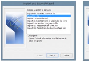 आउटलुक संपर्कों को कहीं भी निर्यात कैसे करें